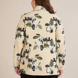 Ανοιξιάτικο σακάκι με φρέσκο μοτίβο – Φύλλα