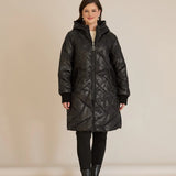 Μπουφάν καπιτονέ με κουκούλα – Μαύρο