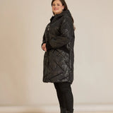 Μπουφάν καπιτονέ με κουκούλα – Μαύρο