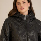 Μπουφάν καπιτονέ με κουκούλα – Μαύρο