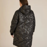 Μπουφάν καπιτονέ με κουκούλα – Μαύρο