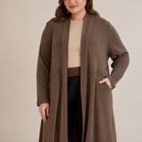 Μακριά ζακέτα τύπου κάπα – Καπουτσίνο