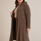 Μακριά ζακέτα τύπου κάπα – Καπουτσίνο