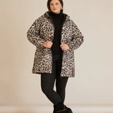 Ελαφρύ μπουφάν με λεοπάρ print