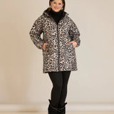 Ελαφρύ μπουφάν με λεοπάρ print