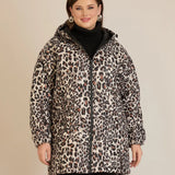 Ελαφρύ μπουφάν με λεοπάρ print