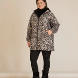 Ελαφρύ μπουφάν με λεοπάρ print