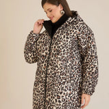 Ελαφρύ μπουφάν με λεοπάρ print