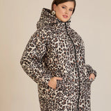 Ελαφρύ μπουφάν με λεοπάρ print