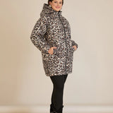 Ελαφρύ μπουφάν με λεοπάρ print