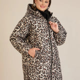 Ελαφρύ μπουφάν με λεοπάρ print