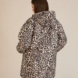 Ελαφρύ μπουφάν με λεοπάρ print