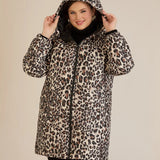 Ελαφρύ μπουφάν με λεοπάρ print