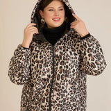 Ελαφρύ μπουφάν με λεοπάρ print