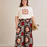 Σετ από βισκόζη με έθνικ μοτίβα