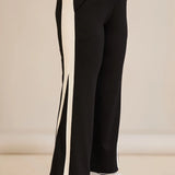 Φαρδύ παντελόνι με εντυπωσιακή ρίγα στο πλάι