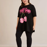 Βαμβακερή τουνίκ Cherry σε Α γραμμή