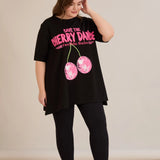 Βαμβακερή τουνίκ Cherry σε Α γραμμή