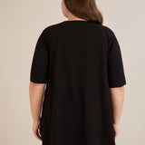 Βαμβακερή τουνίκ Cherry σε Α γραμμή