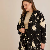 Κομψό σετ από βισκόζη με σχεδιαστικό τύπωμα