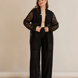 Κομψό γιορτινό σετ από δαντέλα