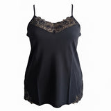 Γυναικείο πολυτελές τιραντάκι με δαντέλα - Μαύρο/Χρυσό