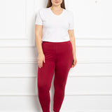 Βαμβακερό κολάν για περιφέρεια έως 150 εκ.σε μεγάλα μεγέθη - Κόκκινο