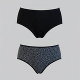 Βαμβακερά σλιπ με αφηρημένο σχέδιο (2 τεμ.)