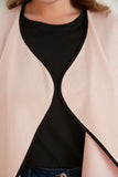 Σακάκι Rainbow spring σε στυλ blazer σε μεγάλα μεγέθη- Ρόζ