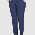 Παντελόνι σε ίσια γραμμή σε μεγάλα μεγέθη- Σκούρο Μπλε