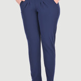 Παντελόνι σε ίσια γραμμή σε μεγάλα μεγέθη- Σκούρο Μπλε