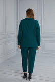 Макси елегантен панталон - Σκούρο Πράσινο