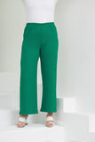 Γυναικείο ανοιξιάτικο παντελόνι σε μεγάλα μεγέθη-  Πράσινο