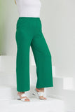 Γυναικείο ανοιξιάτικο παντελόνι σε μεγάλα μεγέθη-  Πράσινο